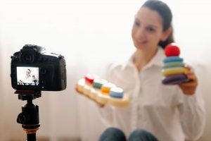 Gravação de reels para loja de brinquedos